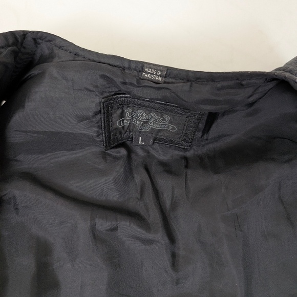 Harley-Davidson Kids Black Leather Vest - Picture 4 of 5